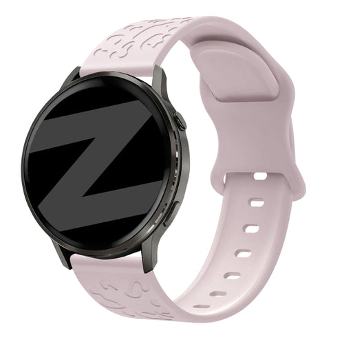 Bandz Garmin Forerunner 265s Silicone Strap 'Leopard' (Pink)