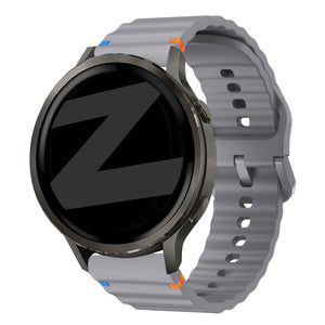 Bandz Garmin Forerunner 265 Silicone Strap 'Wave' (Dark Grey)