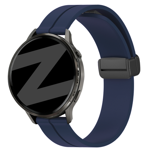 Bandz Correa silicona con hebilla Garmin Forerunner 55 (azul oscuro)