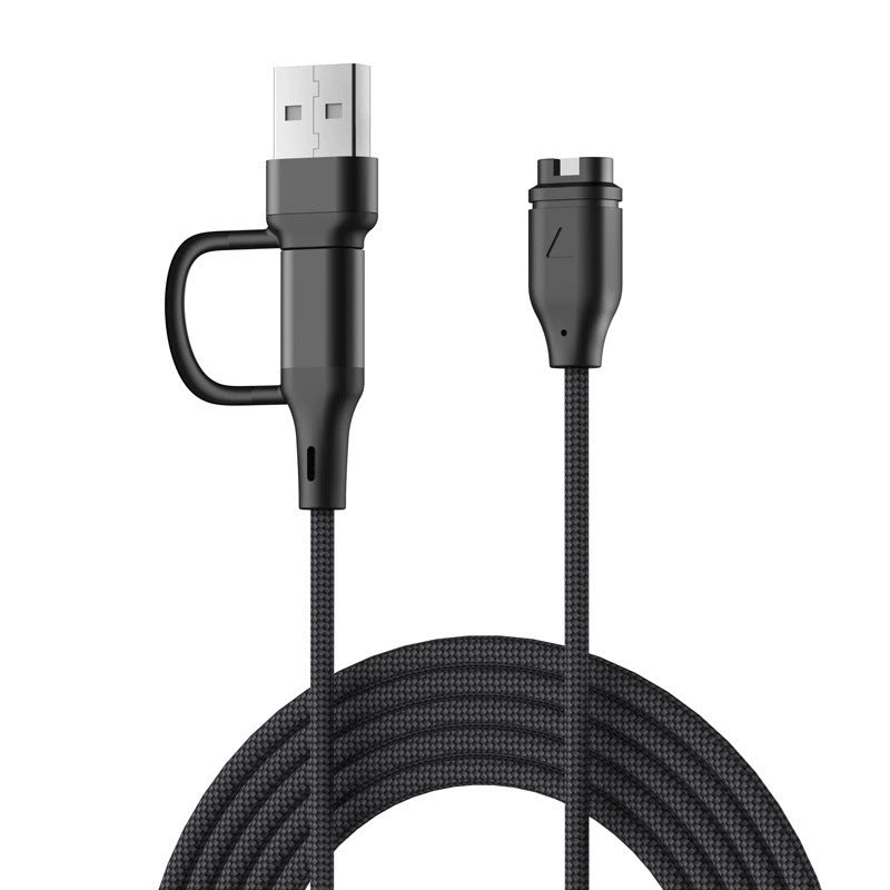 Strap-it USB-A & C 2in1 Braided Garmin Vivoactive 6 Charger