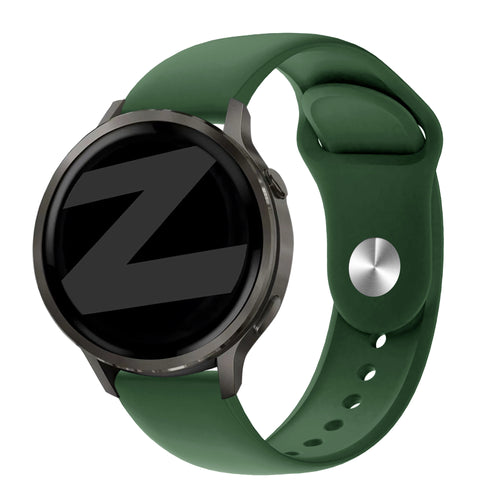 Bandz Bracelet sport 'Deluxe' Garmin Forerunner 265s (vert armée)