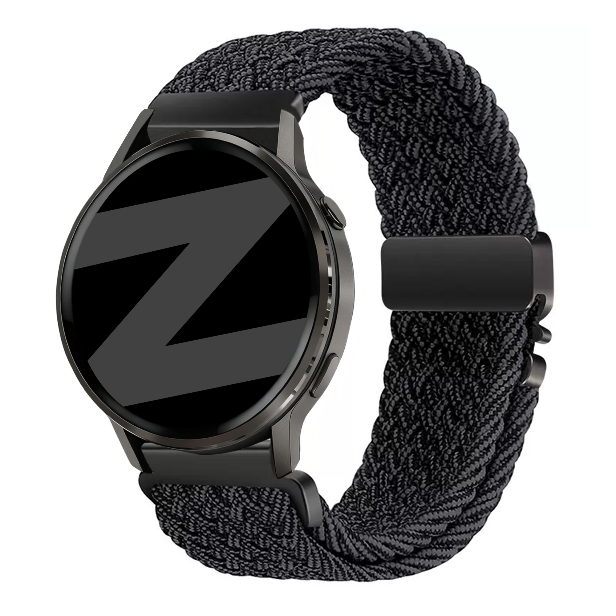 Bandz Bracelet tressé 'Parachute' Garmin Venu 2 (graphite)