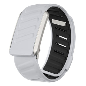 Correa deportiva compatible con Whoop 4.0 (gris claro/negro)