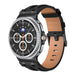 Correa cuero sólida Samsung Galaxy Watch 8 Classic (negro)