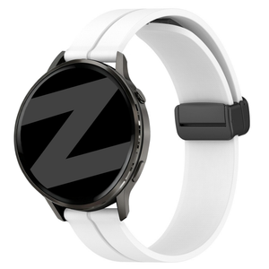 Bandz Garmin Approach J1 siliconen band met D-buckle (wit)