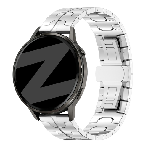 Bandz Garmin Forerunner 265 Stahlarmband 'Iron' (Silber)
