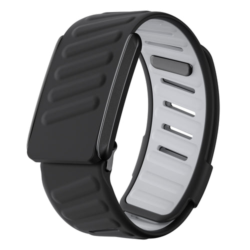 Correa deportiva compatible con Whoop 4.0 (negro/gris)