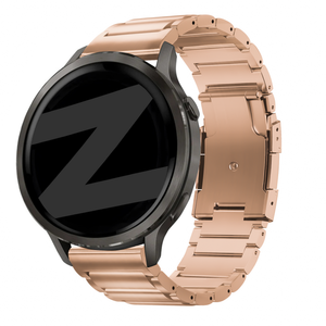 Bandz Correa titanio con eslabones Garmin Approach S40 (oro rosado)