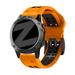 Bandz Garmin Fenix 8 Pro - 51mm Buckled Sport Strap (Orange/Black)