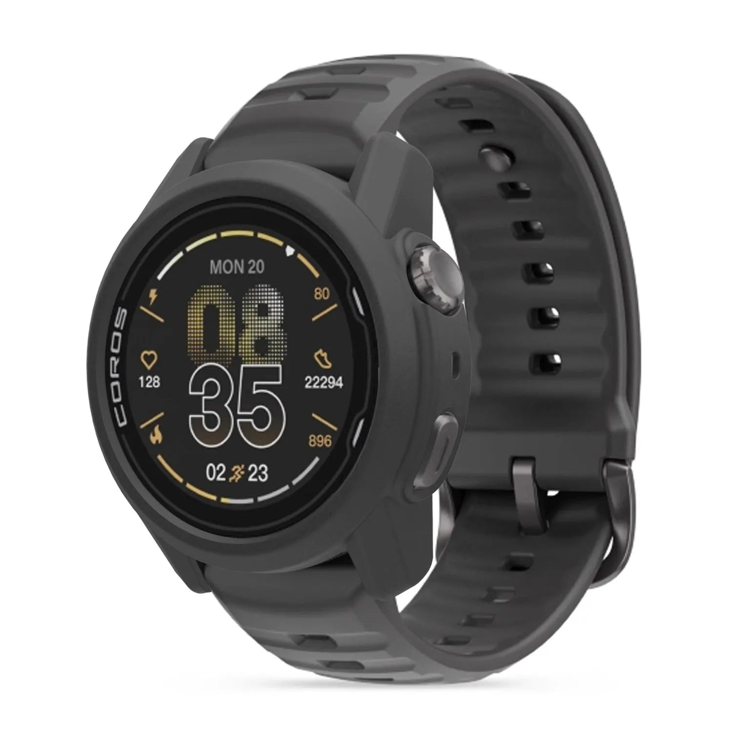 Coros Apex 4 - 42mm Silikon-Hülle (Schwarz)