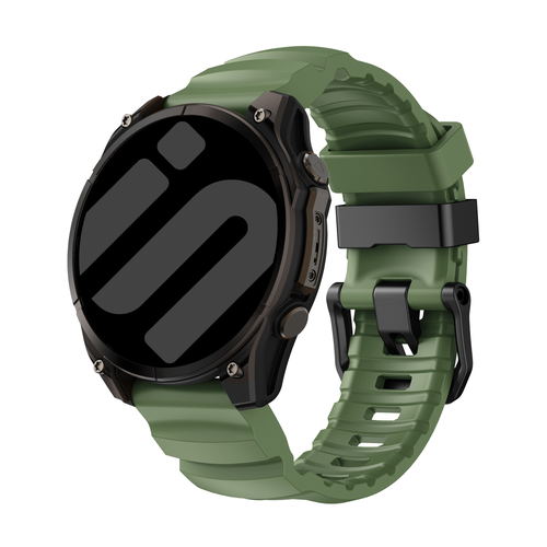 Garmin Descent Mk1 Trail Silikonarmband (Dunkel Grün)