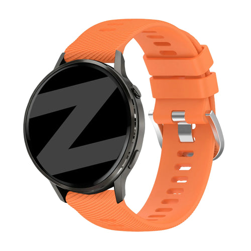 Bandz Garmin Forerunner 265s siliconen band 'Deluxe' (oranje)