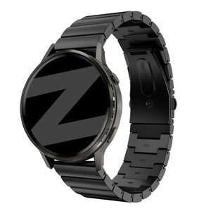 Bandz Garmin Forerunner 570 - 47mm Stahlarmband 'One Bead' (Schwarz)