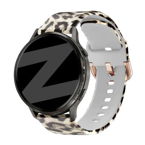 Bandz Garmin Forerunner 265s Silikonarmband 'Lucky Leopard'