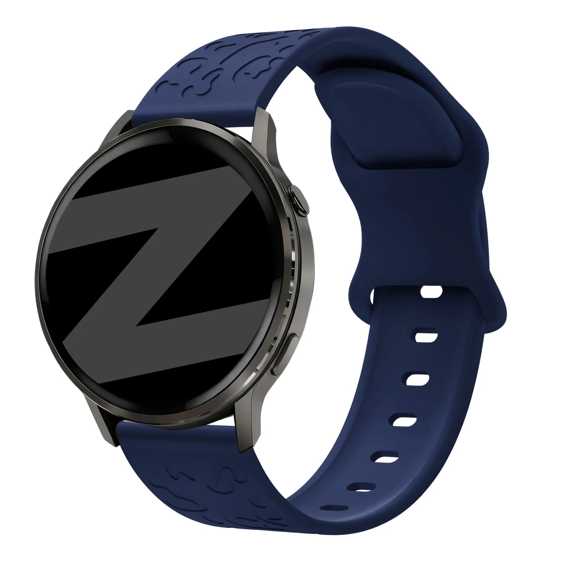 Bandz Garmin Venu 3s Silicone Strap 'Leopard' (Dark Blue)