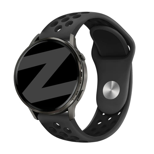 Bandz Garmin Forerunner 255 Sport Strap 'Deluxe' (Dark Grey/Black)