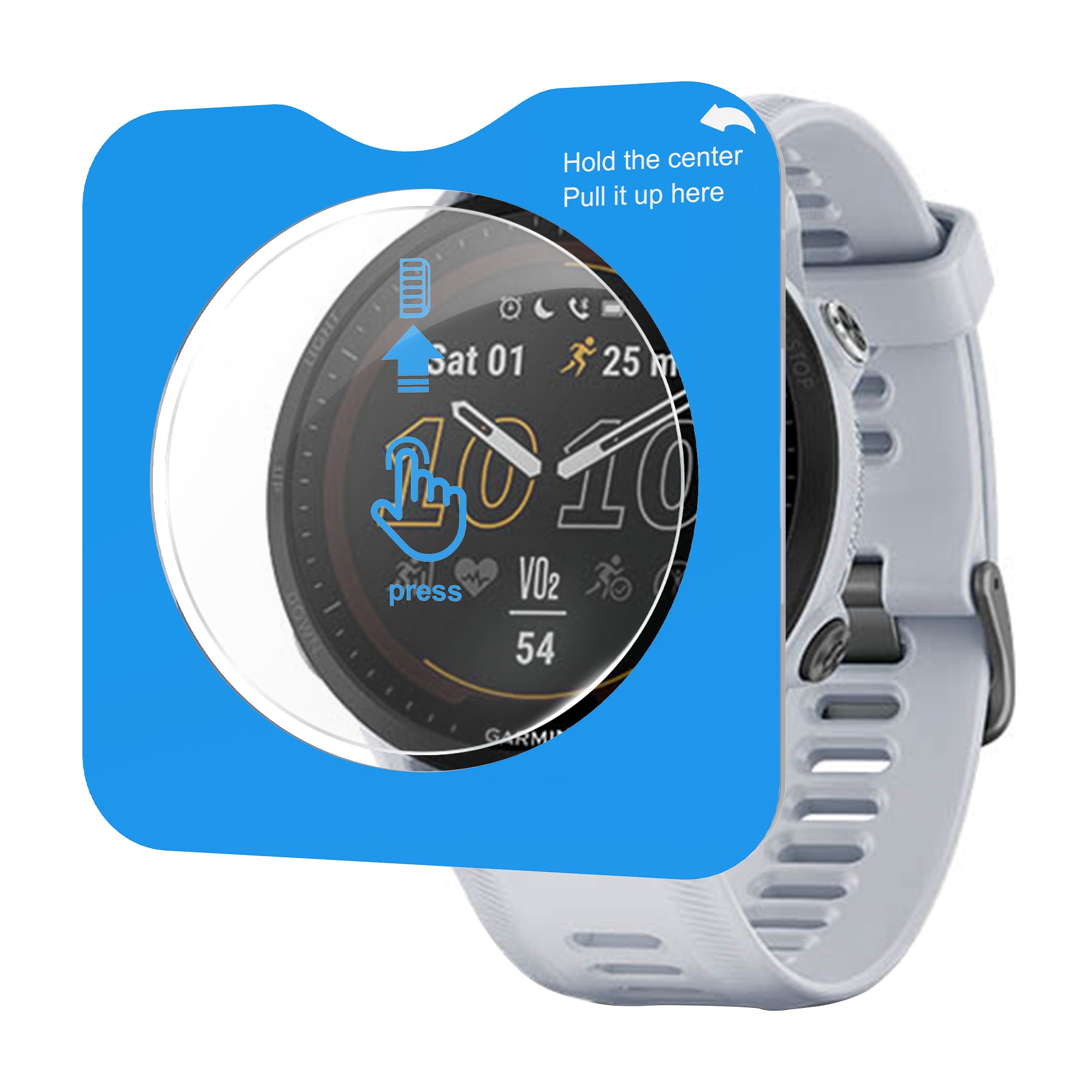Screenprotector met One-Click tool - Garmin Forerunner 955