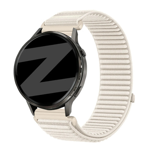 Bandz Correa nylon 'Wave' Garmin Forerunner 265s (blanco estrella)