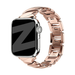 Bandz Correa acero premium 'Twisted' Apple Watch (rosa dorado)