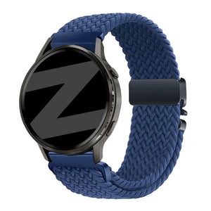 Bandz Garmin Forerunner 265s Geflochtenes Armband 'Parachute' (Blau)