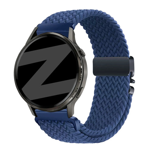 Bandz Garmin Forerunner 265s Geflochtenes Armband 'Parachute' (Blau)