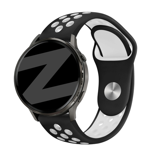 Bandz Garmin Forerunner 645 Sport Strap 'Deluxe' (Black/White)
