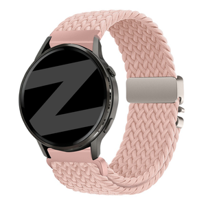 Bandz Garmin Venu 2s Braided Strap 'Parachute' (Pink)