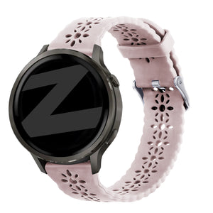 Bandz Garmin Bounce 2 Silicone Strap 'Lace' (Pink)