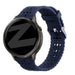 Bandz Garmin Bounce 2 Silicone Strap 'Lace' (Dark Blue)