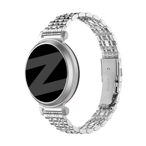 Bandz Pebble Round 2 - 14mm Steel Strap 'Deluxe' (Silver)