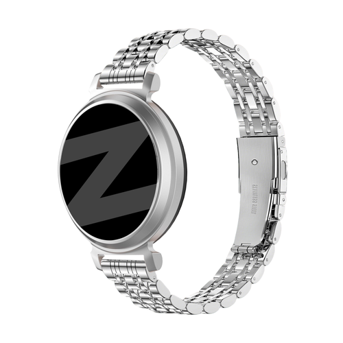 Bandz Pebble Round 2 - 14mm Steel Strap 'Deluxe' (Silver)