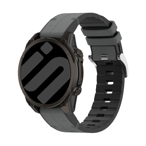 Garmin Descent Mk2(i) Leather Hybrid Strap (Grey)