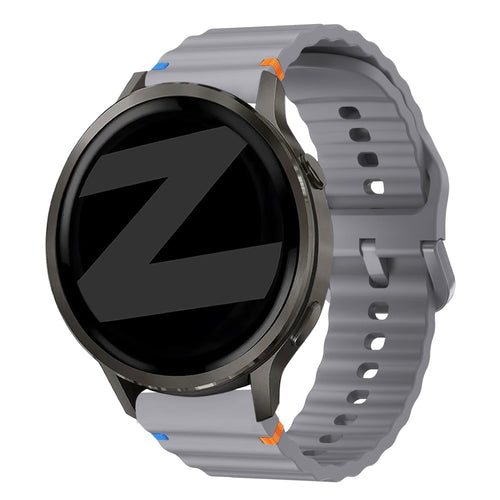 Bandz Correa silicona 'Wave' Garmin Venu 2 Plus (gris oscuro)