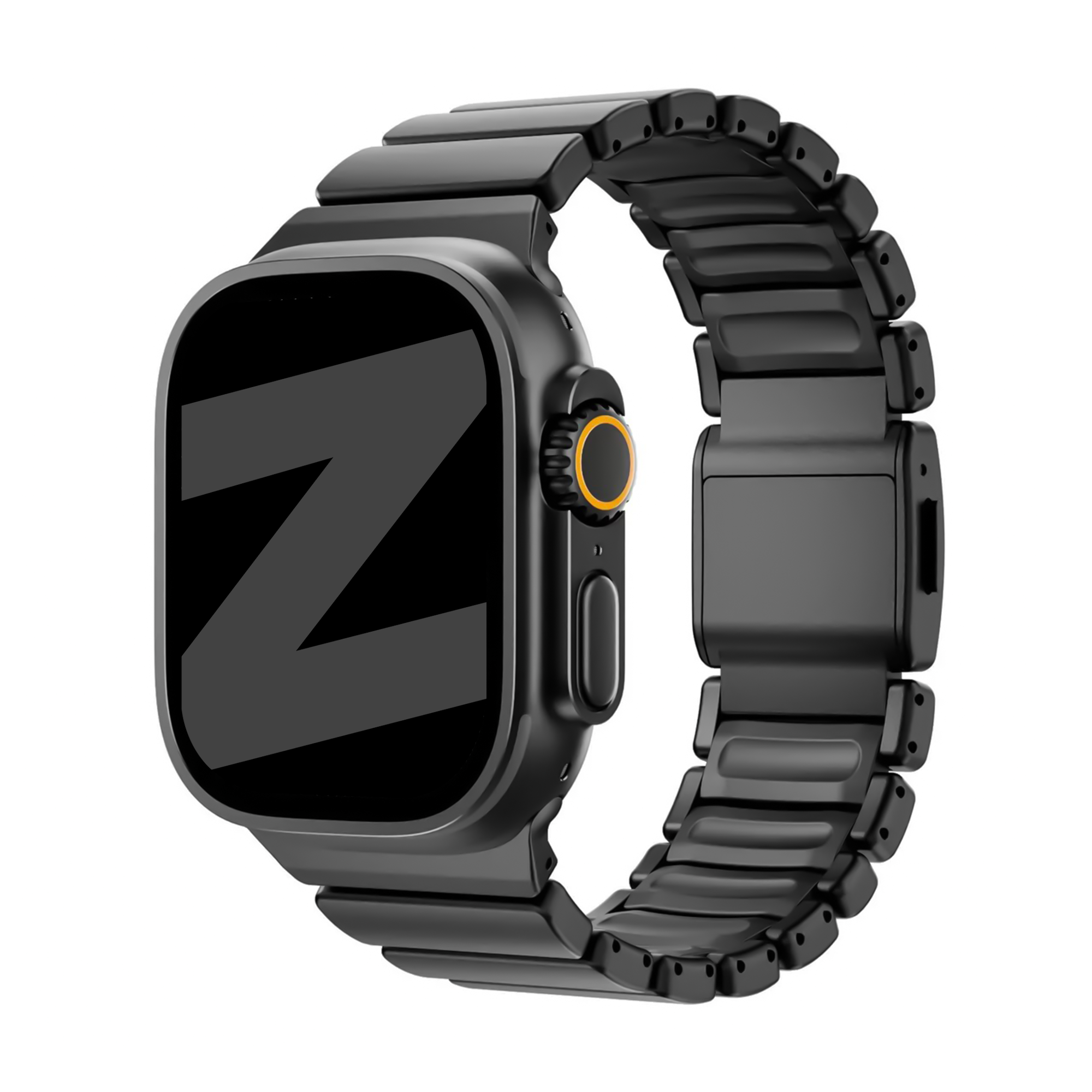 Bandz Apple Watch Titanium Strap 'Hybrid' (Black)