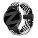 Bandz Garmin Vivoactive 4s Braided Strap 'Parachute' (Black/White)