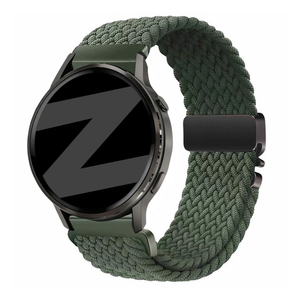 Bandz Garmin Forerunner 265 Geflochtenes Armband 'Parachute' (Grün)