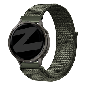 Bandz Bracelet nylon à boucle Garmin Venu 4 - 41mm (vert foncé)