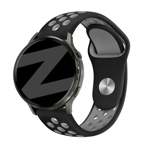Bandz Garmin Venu 2 Sport Strap 'Deluxe' (Black/Grey)