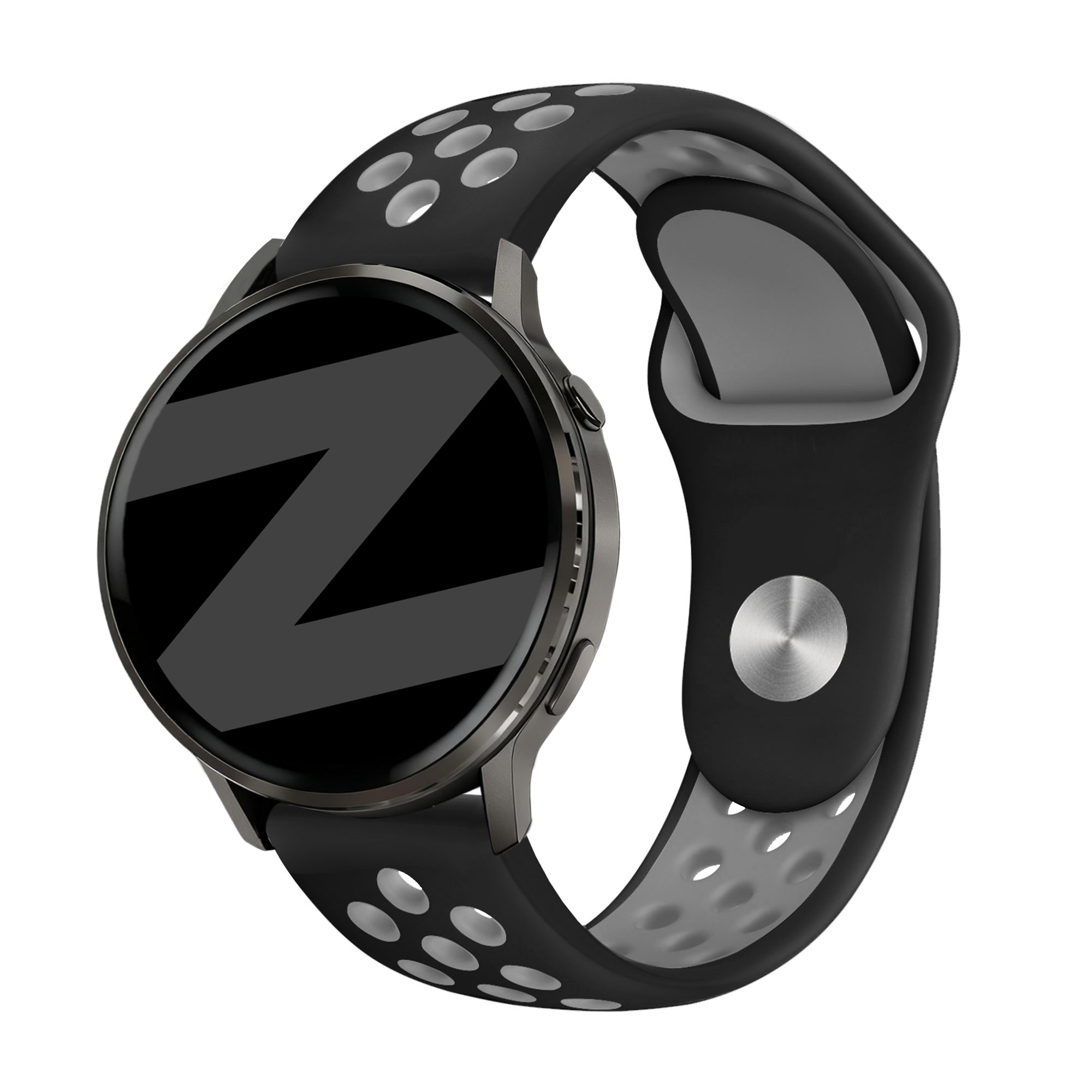 Bandz Garmin Forerunner 245 Sport Strap 'Deluxe' (Black/Grey)