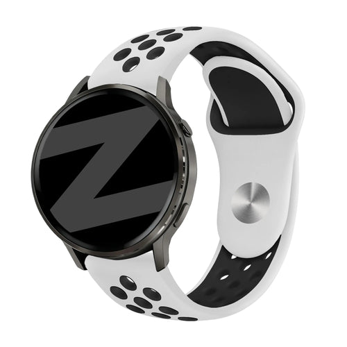 Bandz Garmin Forerunner 265 Sport Strap 'Deluxe' (White/Black)