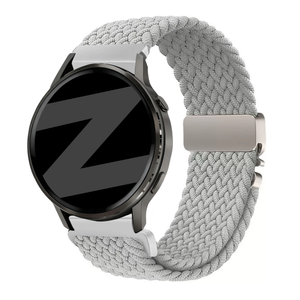 Bandz Garmin Forerunner 255 gevlochten band 'Parachute' (lichtgrijs)