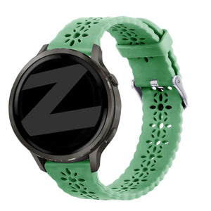 Bandz Garmin Bounce 2 Silicone Strap 'Lace' (Light Green)