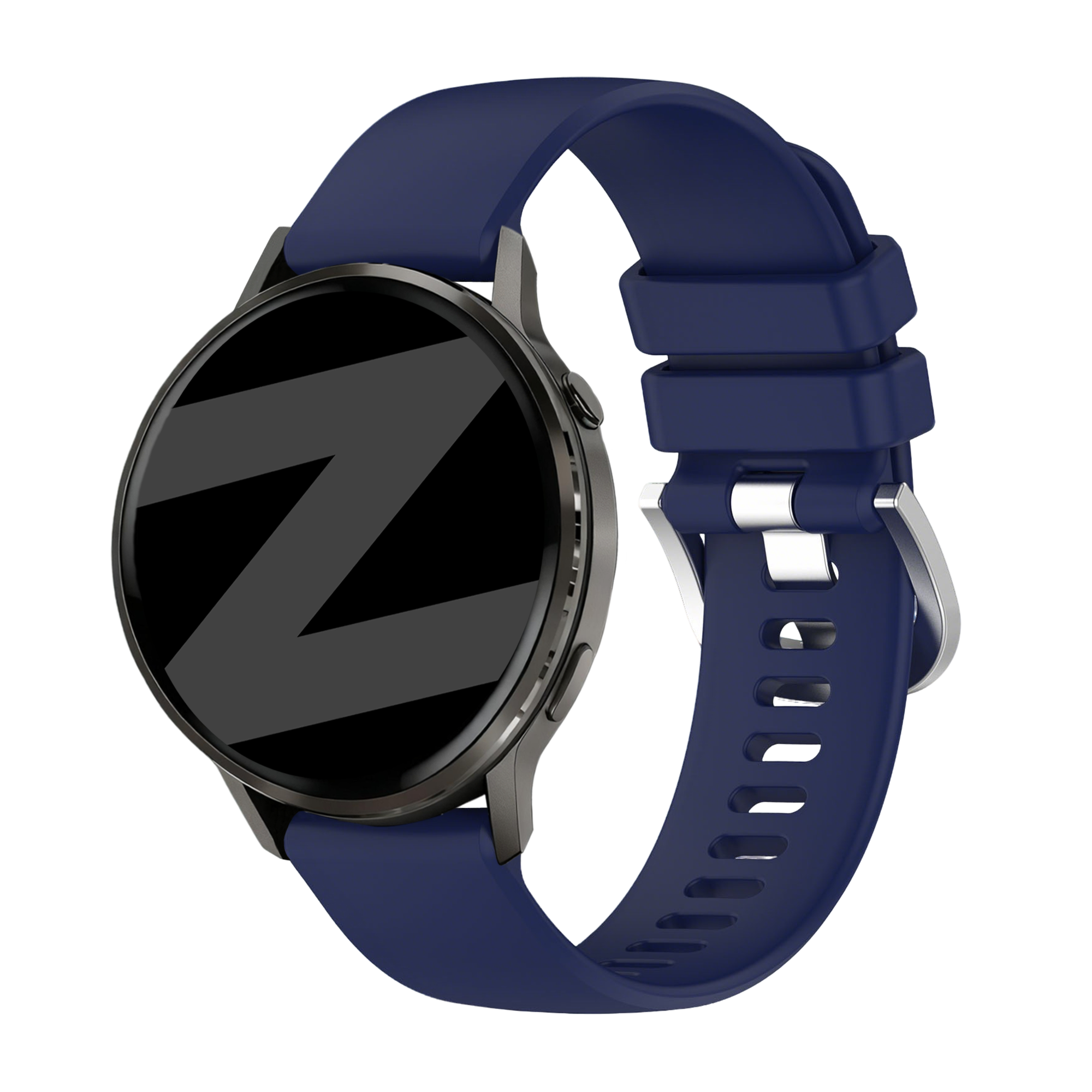 Bandz Garmin Forerunner 265s Silicone Strap 'Classic' (Dark Blue)