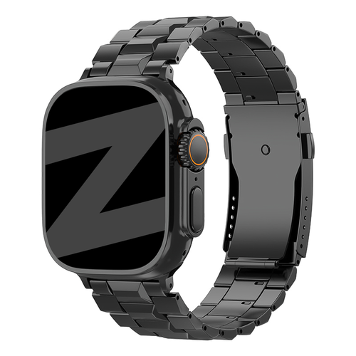 Bandz Apple Watch Titanium Strap 'Deluxe' (Black)