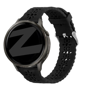 Bandz Garmin Bounce 2 Silicone Strap 'Lace' (Black)
