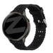 Bandz Garmin Bounce 2 Silicone Strap 'Lace' (Black)