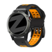 Bandz Garmin Instinct E - 45mm Buckled Sport Strap (Black/Orange)