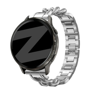 Bandz Huawei Watch GT 7 - 41mm metalen band 'Chains' (zilver)