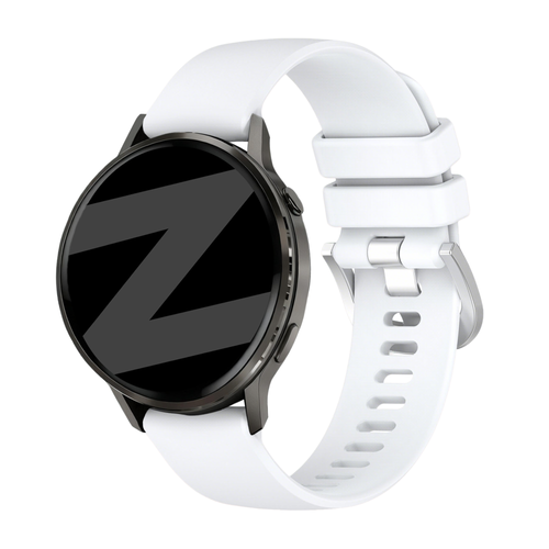 Bandz Garmin Venu 4 - 41mm siliconen band 'Classic' (wit)