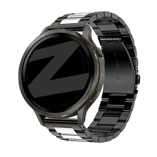 Bandz Garmin Approach J1 Steel Strap 'Classic' (Black/Silver)